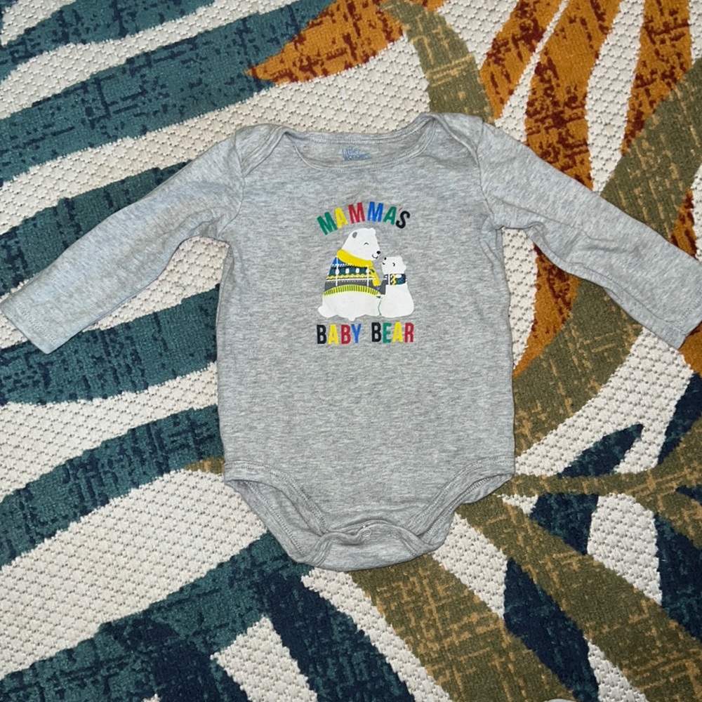 Long Sleeve Mama Baby Bear